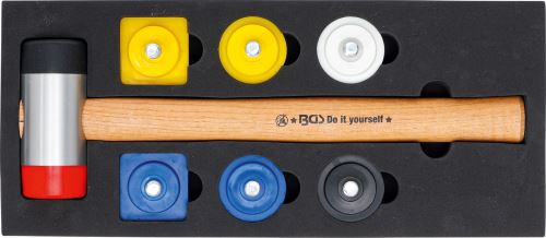 Poškozený obal/Sada kladiva s výměnnou hlavou, O 43 mm, 9dílná - BGS 52101