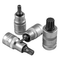 JBM Hlavice zástrčné 1/2", M4 - M14, 12-ti hrotové bity (1)