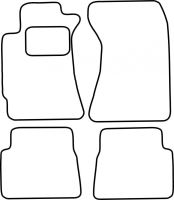 Textilní autokoberce Subaru Forester 2008-2013 (1)