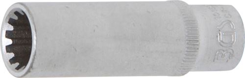 BGS Hlavice nástrčné 1/4", 4 - 13 mm,  prodloužené, "GearLock"