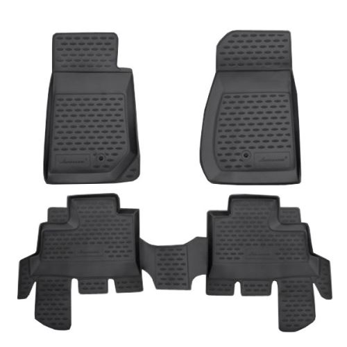Gumové autokoberce Jeep Wrangler 2007-2018 (4 dveře)