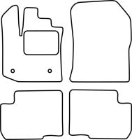 Textilní autokoberce Dacia Lodgy 2012-2022 (5míst) (1)