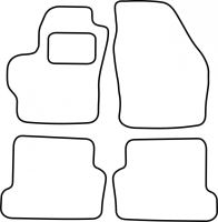 Textilní autokoberce Mazda 3 2003-2009 (1)