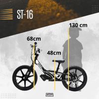 Dětské elektro odrážedlo ST-16 - oranžová (6)