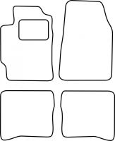 Textilní autokoberce Toyota Camry 1991-1996 (1)