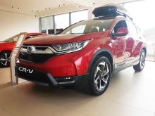 Prahové lišty Honda CR-V 2018-2023 (tmavé, chrom) (4)