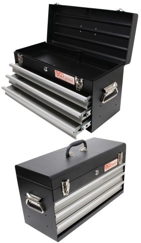 Kufr na nářadí prázdný, kovový, 3 zásuvky - BGS 3312