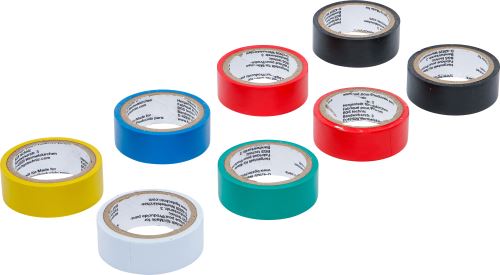 Sada barevných pásek COLOR 18 mm x 3 m 8 ks BGS 80838
