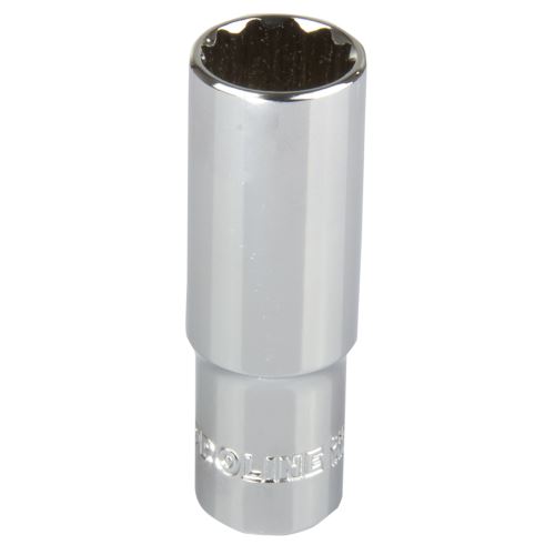 Hlavice nástrčná, šestihranná, prodloužená 1/2”, HEX, 18 MM PROLINE