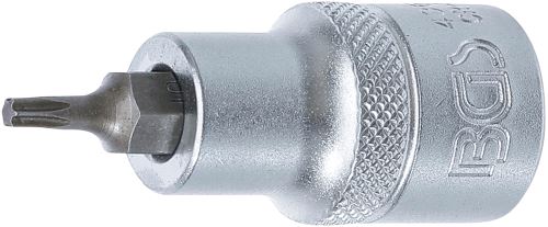 BGS Hlavice zástrčné 1/2", T15 - T70, T-profil, délka 55 mm