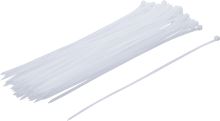 Vázací pásky 4,8 x 300 mm, 50 dílů, bílé - BGS 80876 Vázací pásky 4,8 x 300 mm, 50 dílů, bílé - BGS 80876