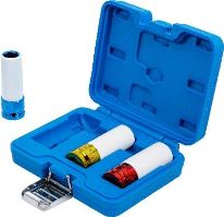 Hlavice nástrčné 1/2" 17+19+21 mm, prodloužené, pro Al kola, 3ks - BGS 7200 (2)