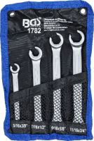 Klíče na brzdové potrubí,5/16" - 3/4",4 díly v tašce - BGS 1782 (4)