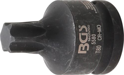 BGS Hlavice zástrčné 3/4", T45 -  T80 tvrzená, T-profil (pro Torx)