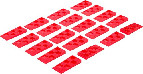 Sada univerzálních montážních klínů,plast, 20 ks