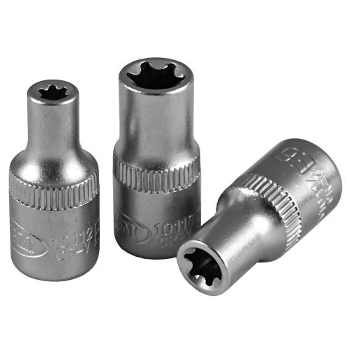 JBM Hlavice nástrčné 1/4"Torx E4 - E8