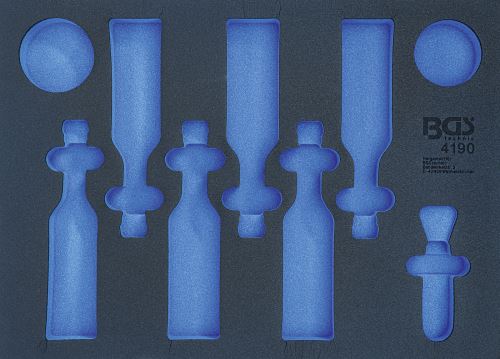 Pěnová vložka (modul) do dílenského vozíku 3/3, prázdný, pro pivo, chipsy, oříšky a otvírá