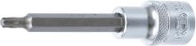 BGS Hlavice zástrčné 1/2", T15 - T70, T-profil, délka 100 mm