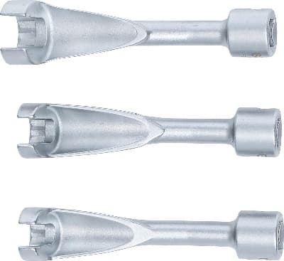 Klíče na vstřikovací a jiná potrubí  14-17-19 mm, 3 díly - BGS 8450