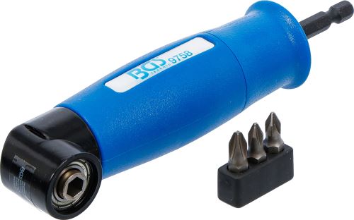 Nástavec pro úhlové vrtání, pohon vnější šestihran 6,3 mm (1/4") / vnitřní šestihran 6,3