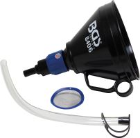 Nálevka PVC se sítkem a možným uzavřením průtoku, 400 mm - BGS 8406 Nálevka PVC se sítkem a možným uzavřením průtoku, 400 mm - BGS 8406