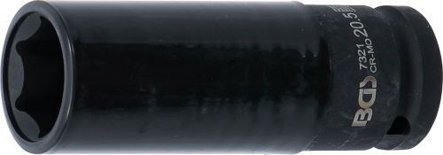 Ochranná rázová hlavice 1/2" 20,5 mm na ALU kola BGS 7321
