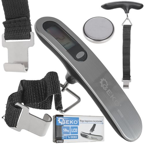 LCD turistická váha na zavazadla 50 kg  - GEKO G01774