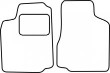 Textilní autokoberce VW Caddy 1996-2004 (přední) (1)