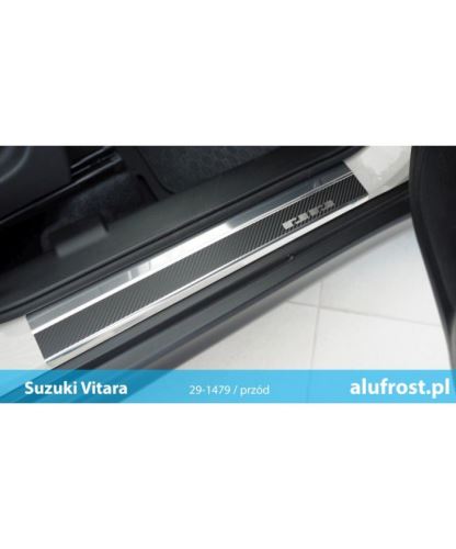 Prahové lišty Suzuki Vitara 2015- (carbonová fólie)