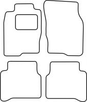 Textilní autokoberce Mitsubishi Galant 1997-2005 (1)