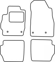 Textilní autokoberce Mazda 2 2007-2014 (1)
