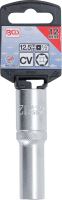 BGS Hlavice nástrčné 1/2", 10 - 38 mm, 6ti hranné, prodloužená, ProTorgue (1)