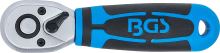 Ráčna s přepínací páčkou | 10 mm (3/8") -extra krátká – BGS 643 (1)