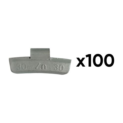 Krabička pneu závaží 30gr, (Zn) 100ks JBM 54671