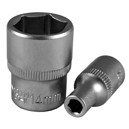 JBM Hlavice nástrčné 1/4", 4 - 14 mm, šestihranné