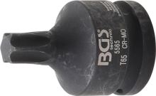BGS Hlavice zástrčné 3/4", T45 -  T80 tvrzená, T-profil (pro Torx) (6)