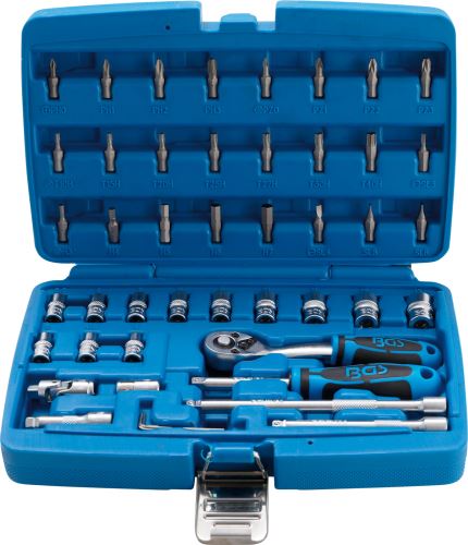 Gola sada 1/4", 4,0 – 13,0mm, 46 dílů – BGS 2144