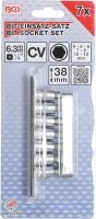 Hlavice zástrčné 1/4" imbus M4-M12, sada 6 dílů - BGS 2161 (1)