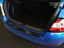 Ochranná lišta hrany kufru Škoda Fabia III. 2018-2021 (hatchback, po faceliftu, tmavá, mat (1)