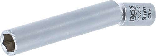Kloubová hlavice na žhavicí a zapalovací svíčky, 6,3 mm (1/4"), 9 mm - BGS 80000-9