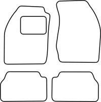 Textilní autokoberce Suzuki Baleno 1995-2001 (3 dveře) (1)