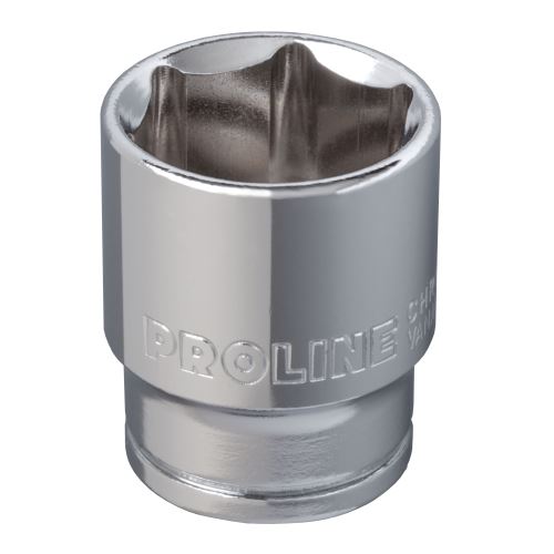 Hlavice nástrčná  1/2” - 19 mm šetihranná PROLINE