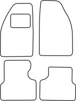 Textilní autokoberce Ford Maverick 2000-2007 (2)