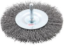 Kotouč drátěný 100mm, plochý, do vrtačky - BGS 3077 Kotouč drátěný 100mm, plochý, do vrtačky - BGS 3077