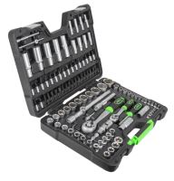 Gola sada 1/4"+1/2" 4,0 – 32,0 mm, 108 dílů – povrchová úprava pozink – JBM 54037 (1)