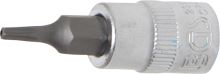 Nástrčná hlavice, 6,3 mm (1/4"), T-profil (pro Torx) s otvorem T9 - BGS 2364