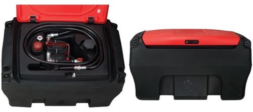 Mobilní nádrž na naftu 200 l s elektrickým čerpadlem 24 V PRESSOL mobiFITT 26 471