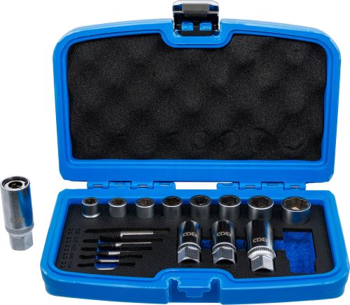 Sada na povolování poškozených matic a šroubů 9-19 mm - BGS 8378