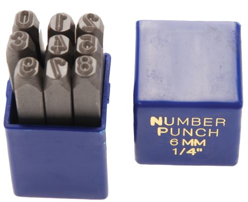 Razící matrice čísel  2.5 mm - BGS 3028