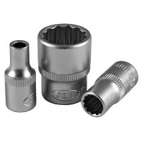 JBM Hlavice nástrčné 1/4", 4 - 14 mm, dvanáctihranné, krátké (5)